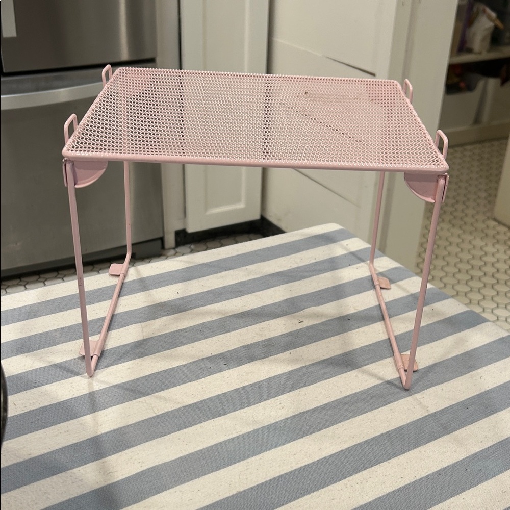 Pink Metal Storage Rack